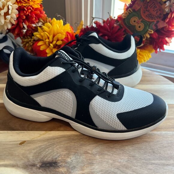 Vionic Olessa Women's Supportive Walking/Athletic Shoe Sz 8.5 Black White - Picture 1 of 11